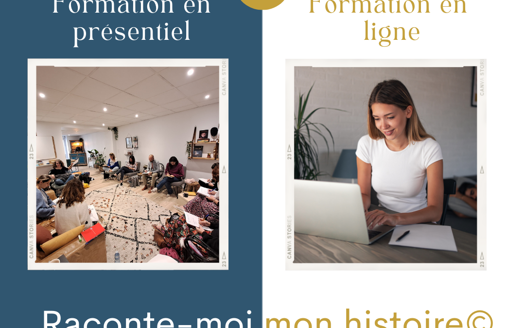 Raconte-moi mon histoire en présentiel ou en ligne ?